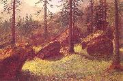Albert Bierstadt Wooded Landscape Sweden oil painting reproduction